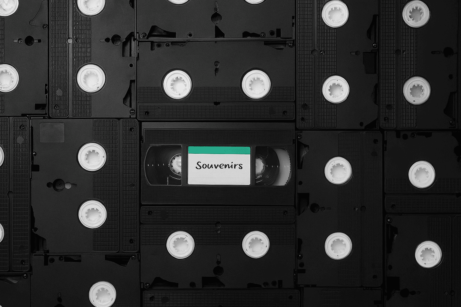 cassettes vidéos souvenirs